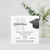 Einladung zum Abschluss (Stehend Vorderseite)