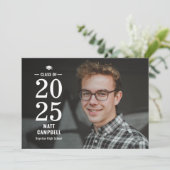 Einladung zum Abschluss der Farbe mit Volljährigke (Stehend Vorderseite)