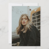 Einladung zum Abschluss für klassisches Script-Gol (Rückseite)