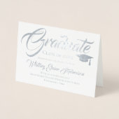 Einladung zum Abschluss für künstlerisches Skript- (Vorderseite)