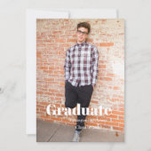 Einladung zum Abschluss Minimalistischer Skripte (Vorderseite)