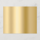 Einladung zum Abschluss von Black gold Foto Arch 2 (Rückseite)