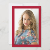 Einladung zum Abschluss von Elegance (Rückseite)