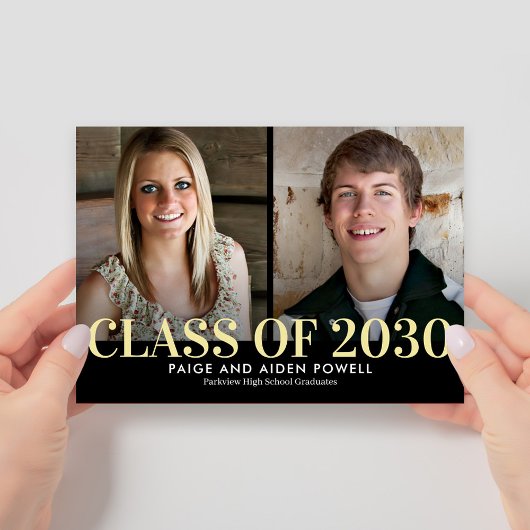 Einladung zum Abschluss von Farben im schönsten Ja