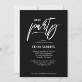 Einladung zum Abschluss von Pinselstrich (Rückseite)