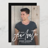 Einladung zum Abschluss von Pinselstrich (Vorne/Hinten)