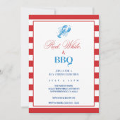 Einladung zum amerikanische Unabhängigkeitstag Una (Vorderseite)