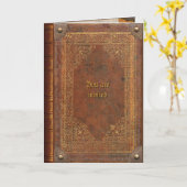 Einladung zum antiken Buch (Gelbe Blume)