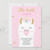 Einladung zum Aquarelllama (Vorderseite)