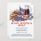 Einladung zum Arbeitsessen - Patriotischer Brunch (Vorne/Hinten)