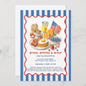 Einladung zum Arbeitsessen - Patriotischer Brunch (Vorne/Hinten)