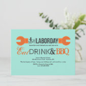 Einladung zum Arbeitstag (Stehend Vorderseite)