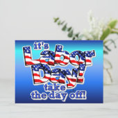 Einladung zum Arbeitstag (Stehend Vorderseite)