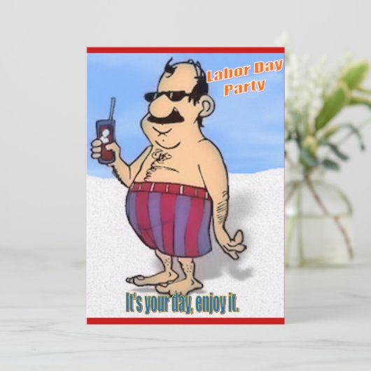 Einladung zum Arbeitstag (Stehend Vorderseite)