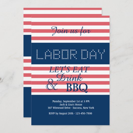 Einladung zum Arbeitstag (Vorne/Hinten)