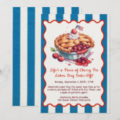 Einladung zum Arbeitstag Cherry Pie Bake-Off (Vorne/Hinten)