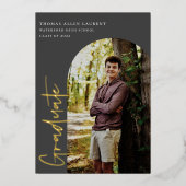 Einladung zum Arch Foto Abschluss (Vorderseite)