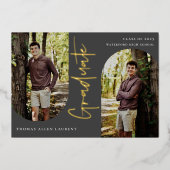 Einladung zum Arch Foto Abschluss (Vorderseite)