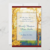 Einladung zum Aspen Glow WEDING (Vorderseite)