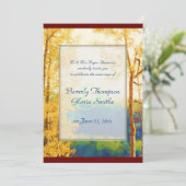 Einladung zum Aspen Glow WEDING (Stehend Vorderseite)