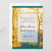 Einladung zum Aspen Glow WEDING (Vorne/Hinten)