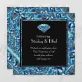 Einladung zum atemberaubenden Hochzeitstag zu Diam (Vorne/Hinten)