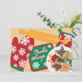 Einladung zum Austausch von Cookies (Stehend Vorderseite)