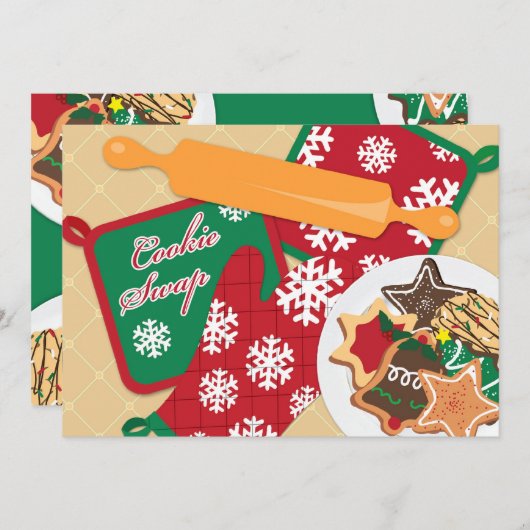 Einladung zum Austausch von Cookies (Vorne/Hinten)