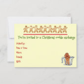 Einladung zum Austausch von Weihnachtsbäumen (Vorderseite)