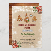 Einladung zum Austausch von Weihnachtskeksen (Vorne/Hinten)