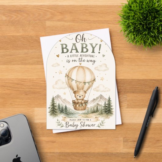 Einladung zum Baby-Shower-Abenteuer (Insitu (Einladungskarte))