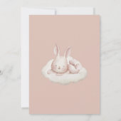 Einladung zum Baby Wait Baby Shower (Rückseite)