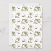 Einladung zum Baby Wait Baby Shower (Rückseite)