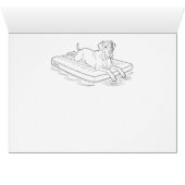 Einladung zum Baden gehen mit Deutscher Dogge  (Innenansicht Horizontal (Unten))