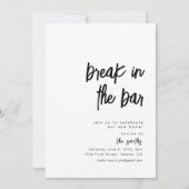 Einladung zum Bar Housewarming (Vorderseite)
