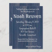 Einladung zum Bar Mitzvah (Vorne/Hinten)