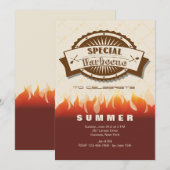 Einladung zum Barbecue (Vorne/Hinten)