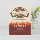 Einladung zum Barbecue (Stehend Vorderseite)