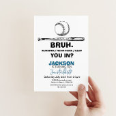 Einladung zum Baseball-Geburtstag - jedes Alter