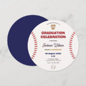 Einladung zum Baseballabschluss (Vorne/Hinten)