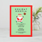 Einladung zum Basketball Sport (Stehend Vorderseite)