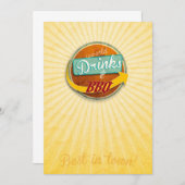 Einladung zum BBQ im 50er-Jahre-Style (Vorne/Hinten)