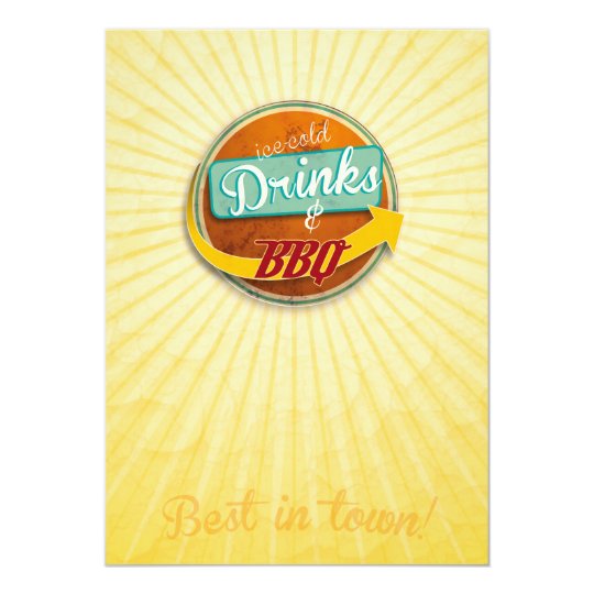 Einladung zum BBQ im 50er-Jahre-Style