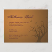 Einladung zum beängstigenden Halloween-Party Burno (Vorderseite)