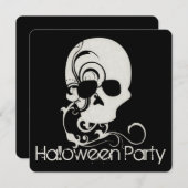 Einladung zum Beängstigenden Halloween-Party des w (Vorne/Hinten)