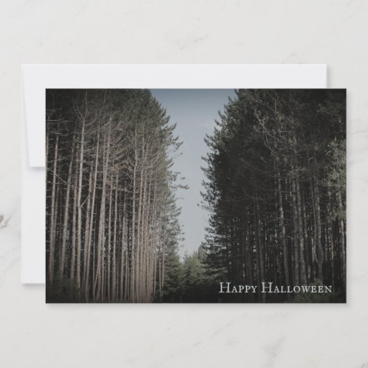 Einladung zum benutzerdefinierten Vintagen Hallowe (Vorderseite)