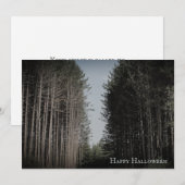 Einladung zum benutzerdefinierten Vintagen Hallowe (Vorne/Hinten)