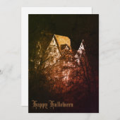 Einladung zum benutzerdefinierten Vintagen Hallowe (Vorne/Hinten)