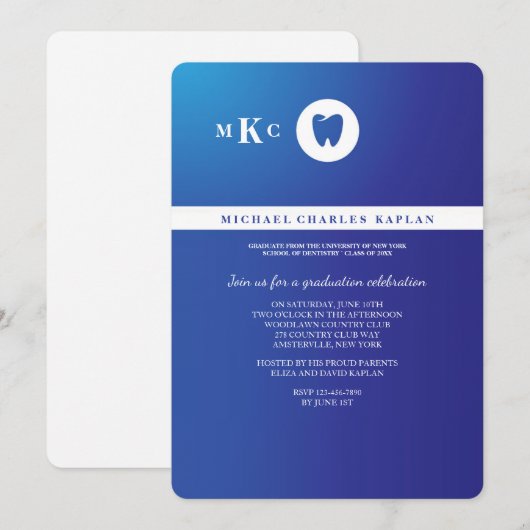 Einladung zum Beruflichen Abschluss (Vorne/Hinten)