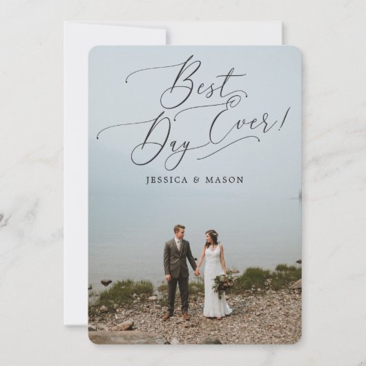 Einladung zum besten Tag je (Vorderseite)